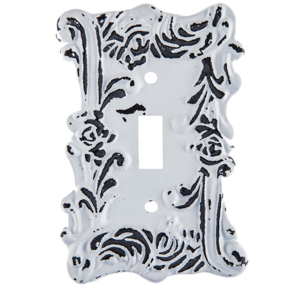 Hobby Lobby distressed metal light switch, outlet